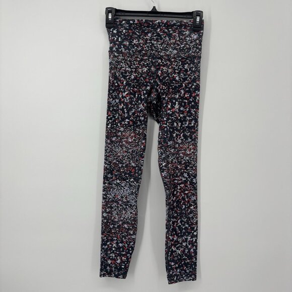 Lululemon Align HR Pant 25” Nulu Womens Size 4 Water Blossom Multicolor Gym - Picture 1 of 11